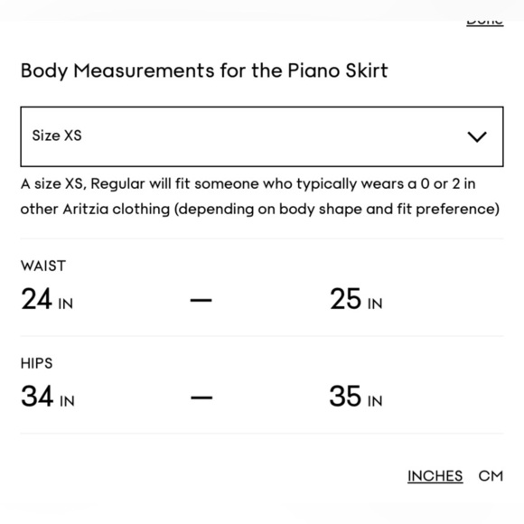 NWT ARITZIA x WILFRED Piano Skirt in Sterling Blue Size XS - Picture 13 of 13